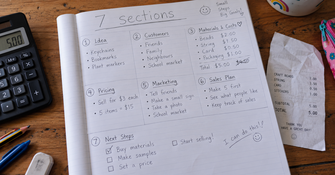 What Goes in a Business Plan When You Are Nine