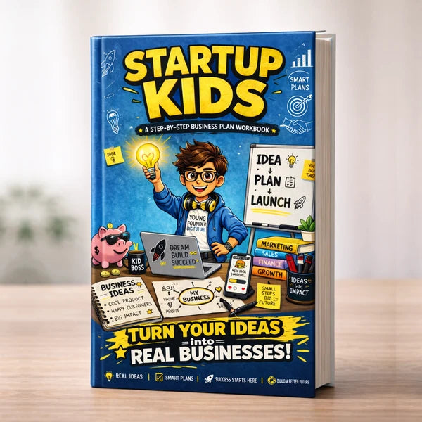 Little Founders Business Plan Workbook cover